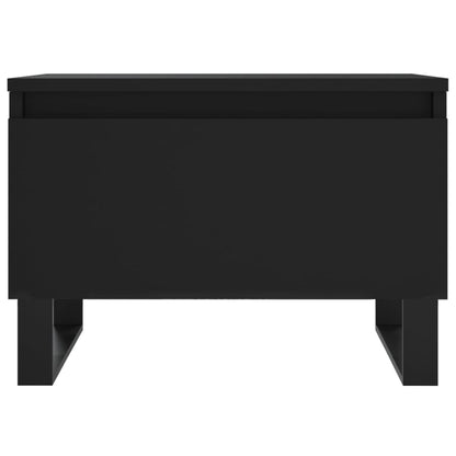 vidaXL Coffee Table Black 50x46x35 cm Engineered Wood