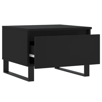 vidaXL Coffee Table Black 50x46x35 cm Engineered Wood