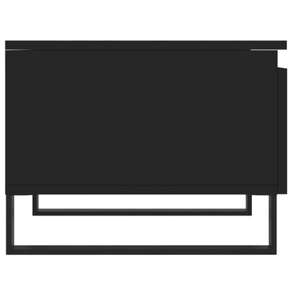 vidaXL Coffee Table Black 50x46x35 cm Engineered Wood