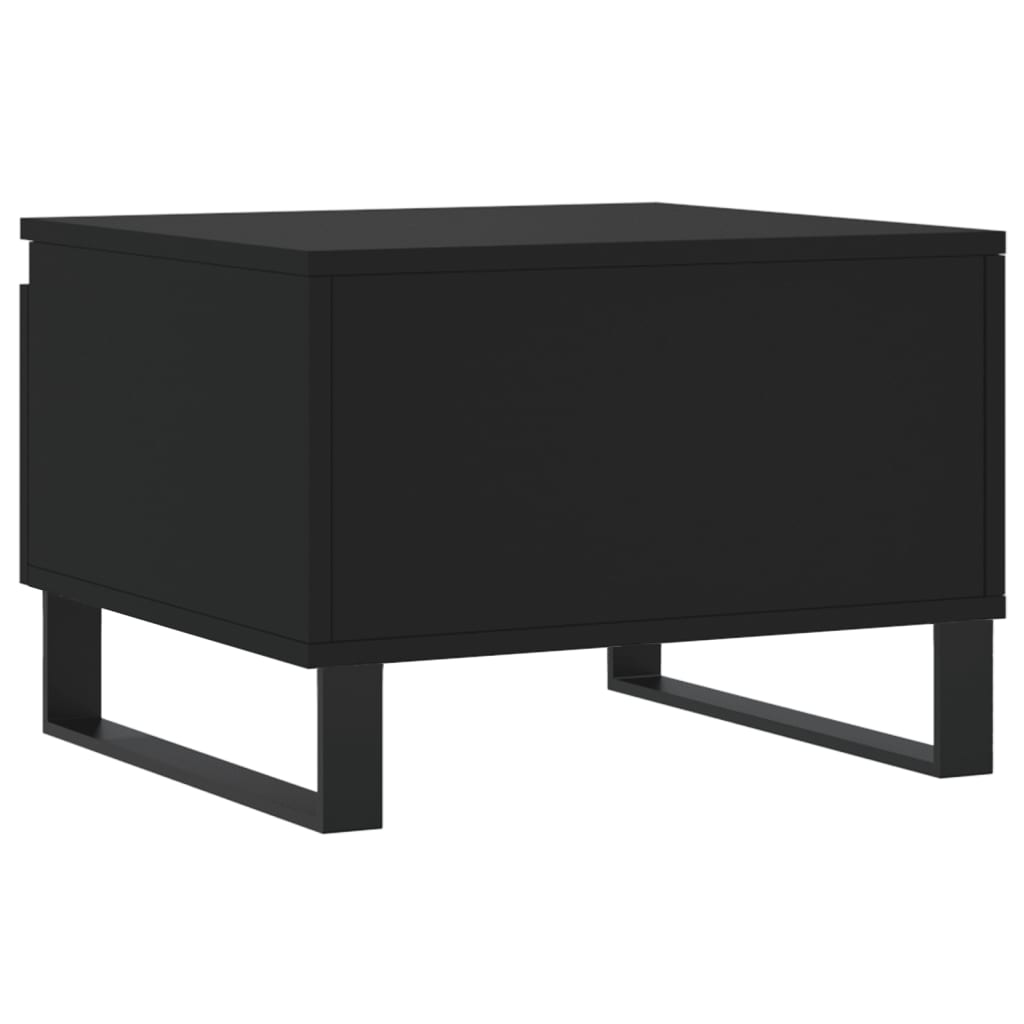 vidaXL Coffee Table Black 50x46x35 cm Engineered Wood