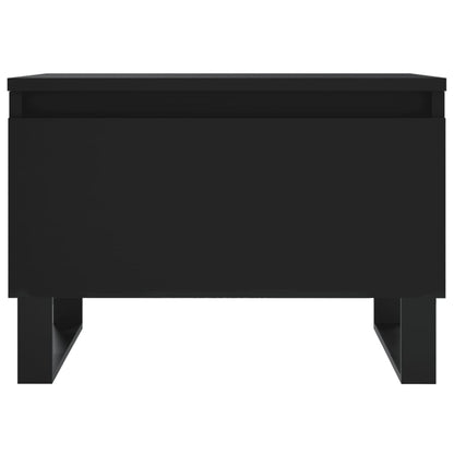 vidaXL Coffee Tables 2 pcs Black 50x46x35 cm Engineered Wood