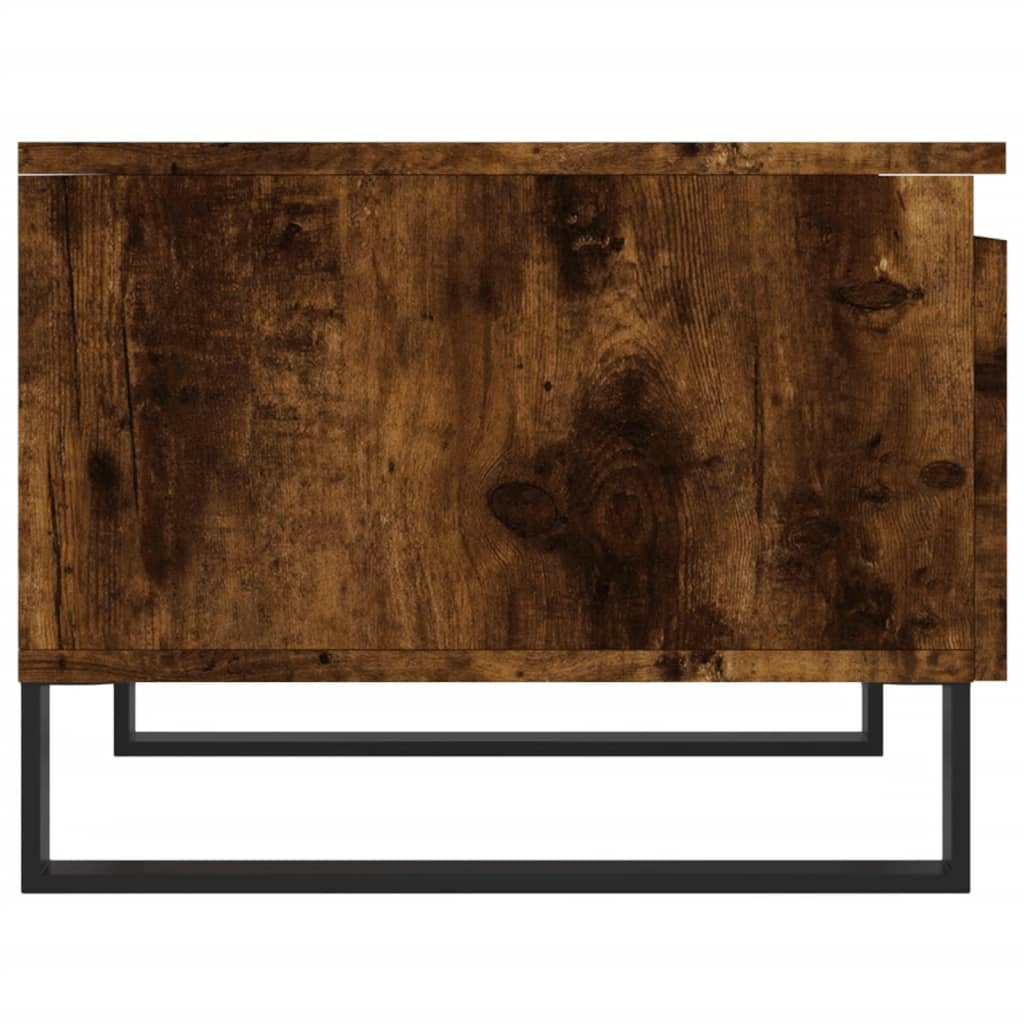 vidaXL Coffee Tables 2 pcs Smoked Oak 50x46x35 cm Engineered Wood