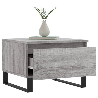vidaXL Coffee Tables 2 pcs Grey Sonoma 50x46x35 cm Engineered Wood