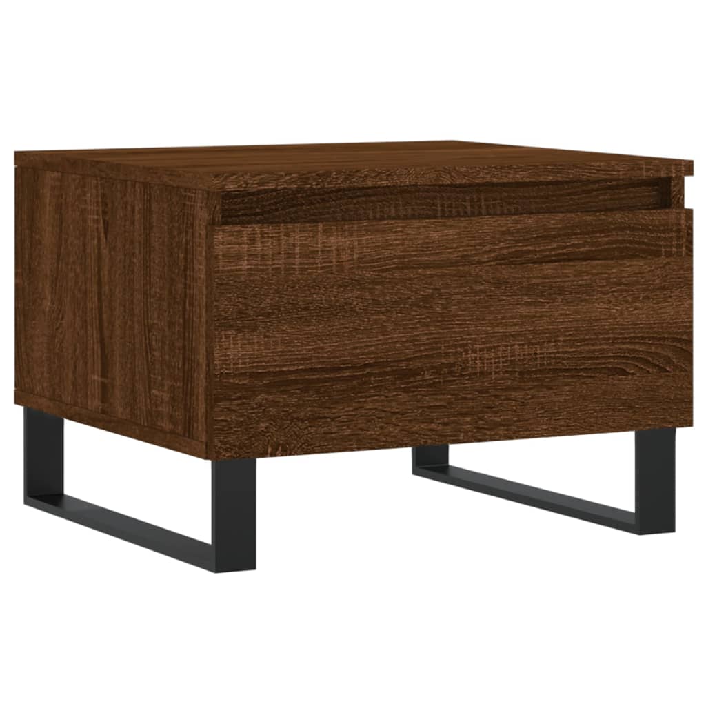 vidaXL Coffee Tables 2 pcs Brown Oak 50x46x35 cm Engineered Wood