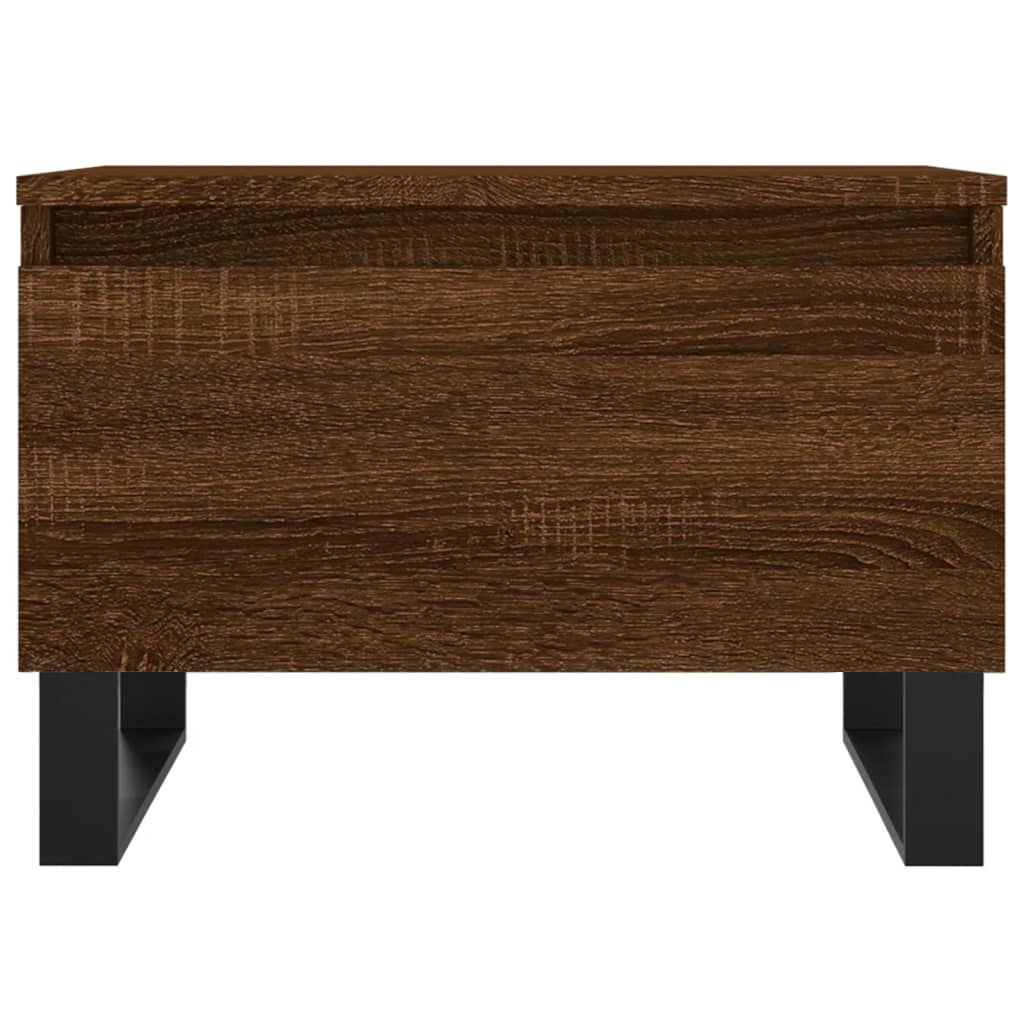 vidaXL Coffee Tables 2 pcs Brown Oak 50x46x35 cm Engineered Wood