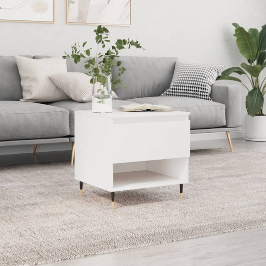 vidaXL Coffee Table White 50x46x50 cm Engineered Wood