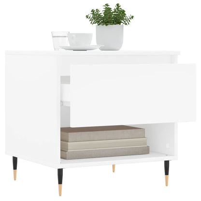vidaXL Coffee Tables 2 pcs White 50x46x50 cm Engineered Wood