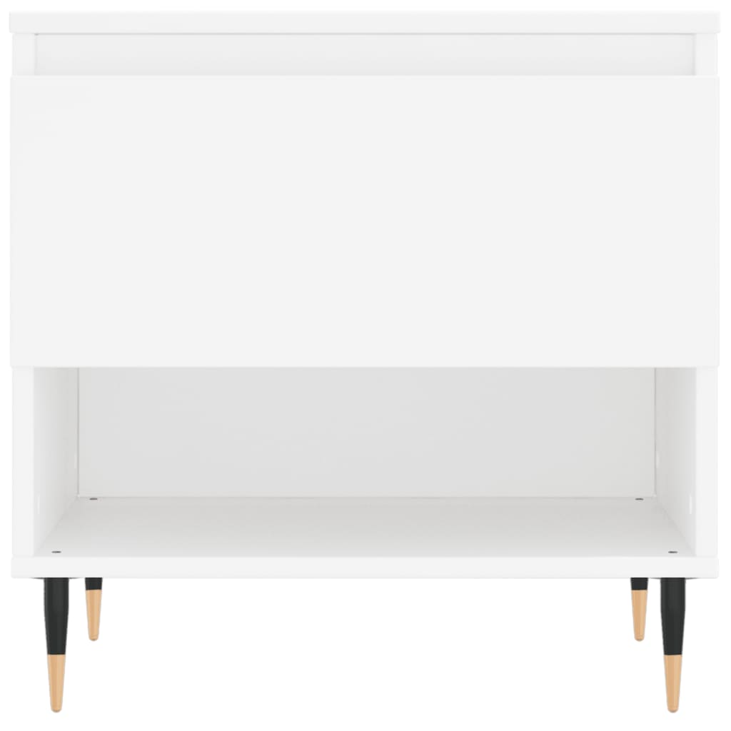 vidaXL Coffee Tables 2 pcs White 50x46x50 cm Engineered Wood