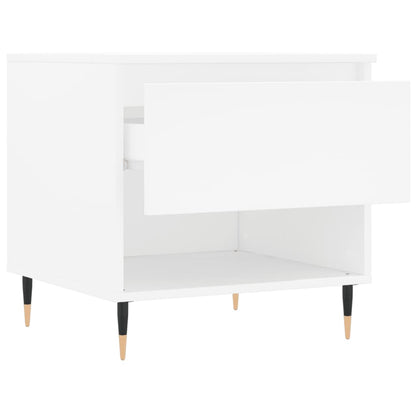vidaXL Coffee Tables 2 pcs White 50x46x50 cm Engineered Wood