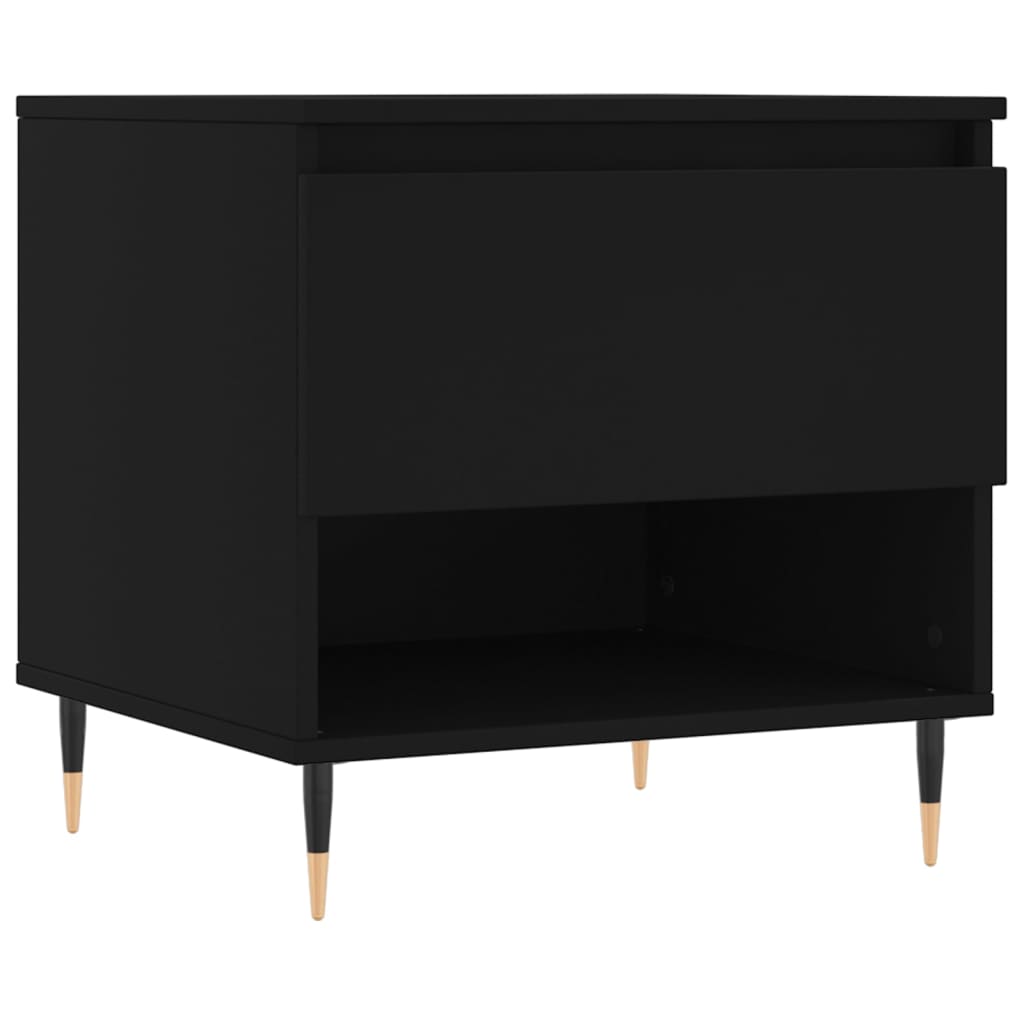 vidaXL Coffee Table Black 50x46x50 cm Engineered Wood