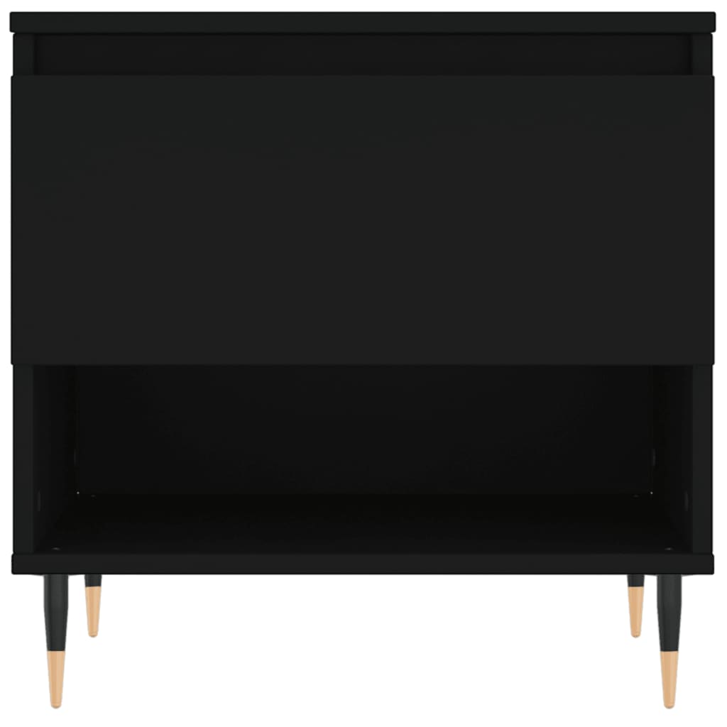 vidaXL Coffee Table Black 50x46x50 cm Engineered Wood