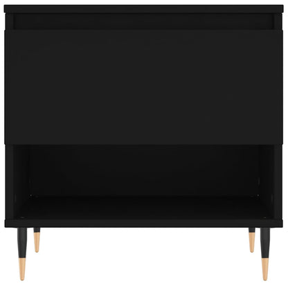 vidaXL Coffee Tables 2 pcs Black 50x46x50 cm Engineered Wood