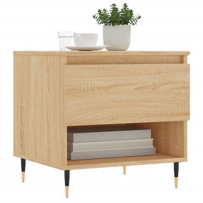 vidaXL Coffee Tables 2 pcs Sonoma Oak 50x46x50 cm Engineered Wood