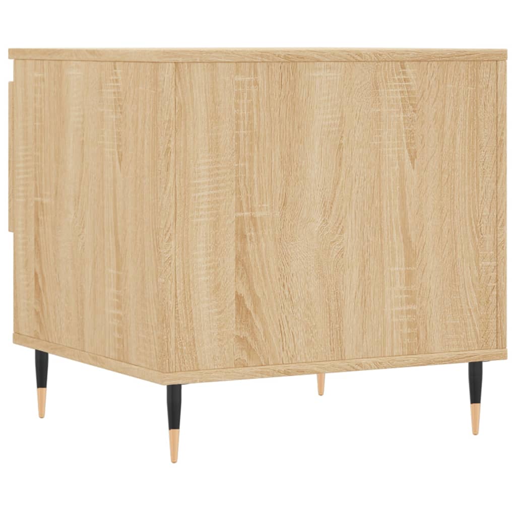 vidaXL Coffee Tables 2 pcs Sonoma Oak 50x46x50 cm Engineered Wood