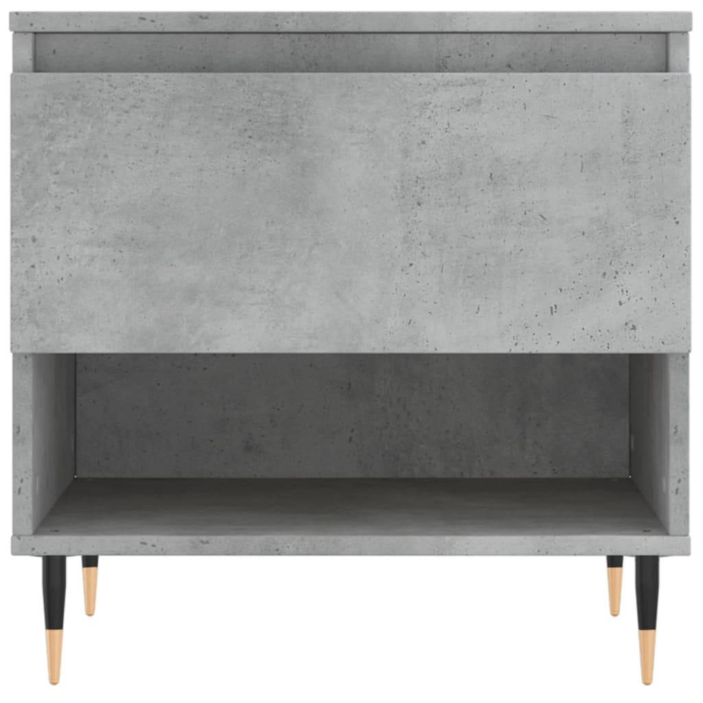 vidaXL Coffee Tables 2 pcs Concrete Grey 50x46x50 cm Engineered Wood