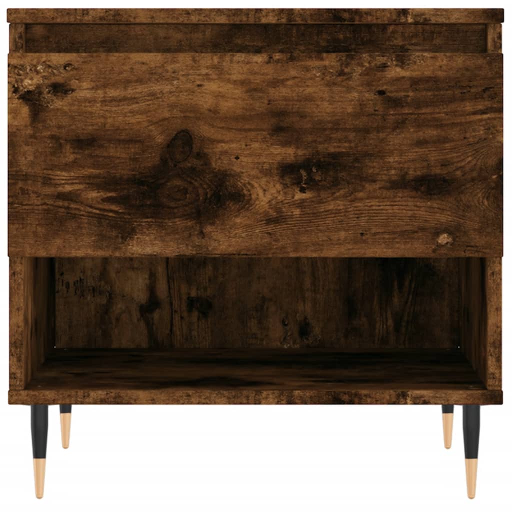 vidaXL Coffee Tables 2 pcs Smoked Oak 50x46x50 cm Engineered Wood