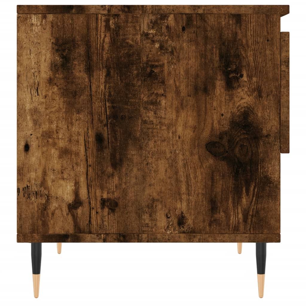 vidaXL Coffee Tables 2 pcs Smoked Oak 50x46x50 cm Engineered Wood