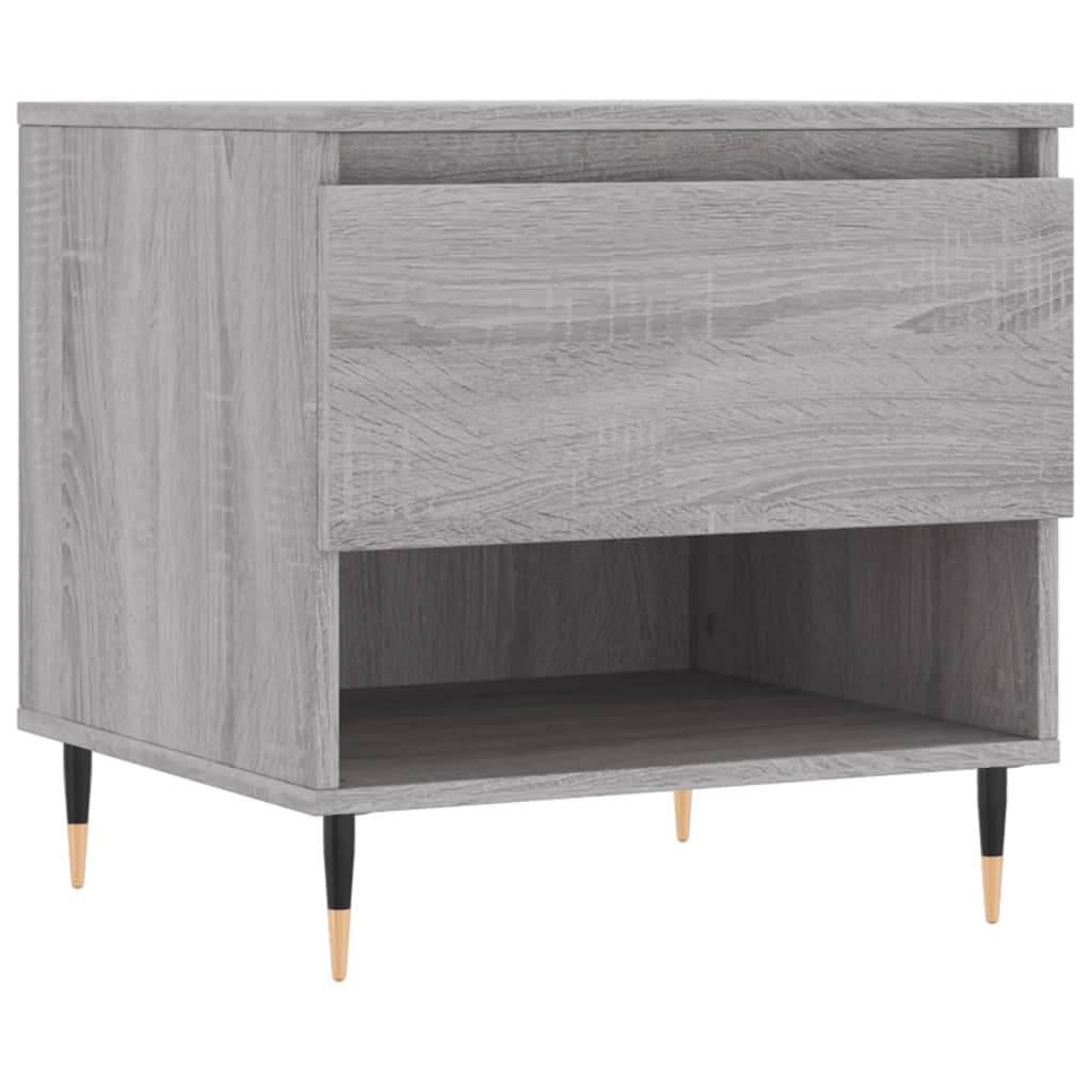 vidaXL Coffee Tables 2 pcs Grey Sonoma 50x46x50 cm Engineered Wood