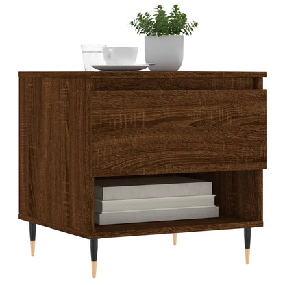vidaXL Coffee Tables 2 pcs Brown Oak 50x46x50 cm Engineered Wood