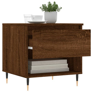 vidaXL Coffee Tables 2 pcs Brown Oak 50x46x50 cm Engineered Wood