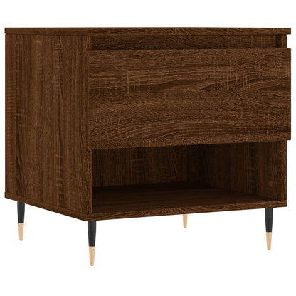 vidaXL Coffee Tables 2 pcs Brown Oak 50x46x50 cm Engineered Wood