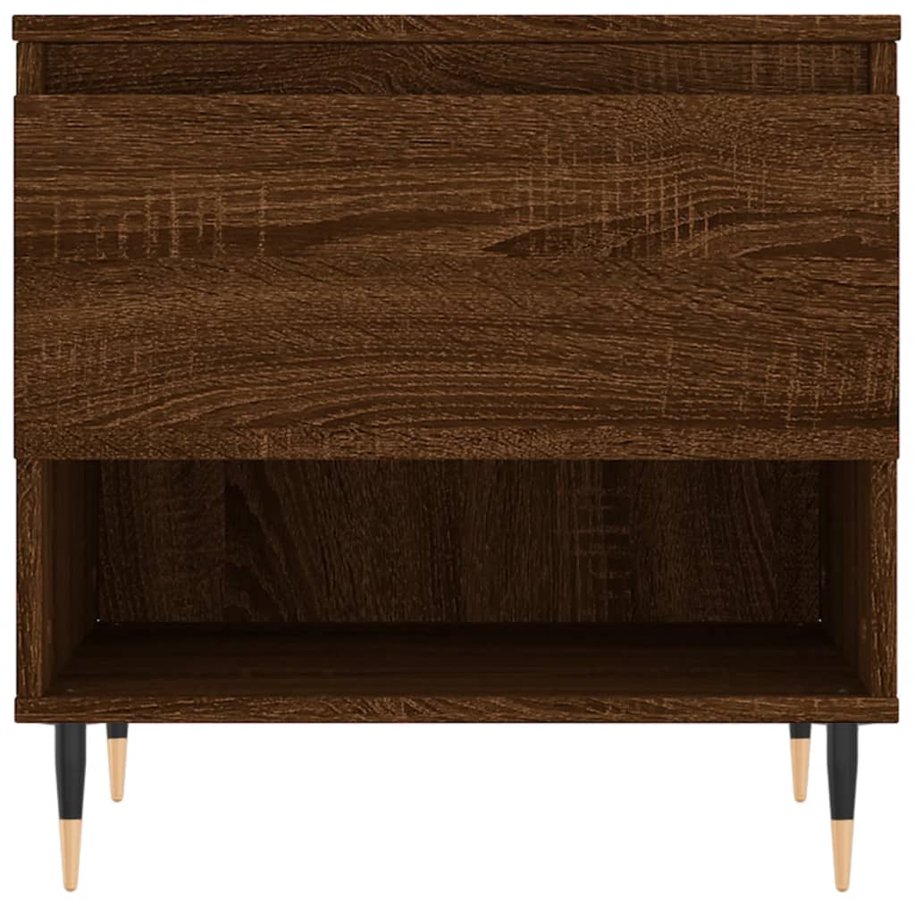 vidaXL Coffee Tables 2 pcs Brown Oak 50x46x50 cm Engineered Wood
