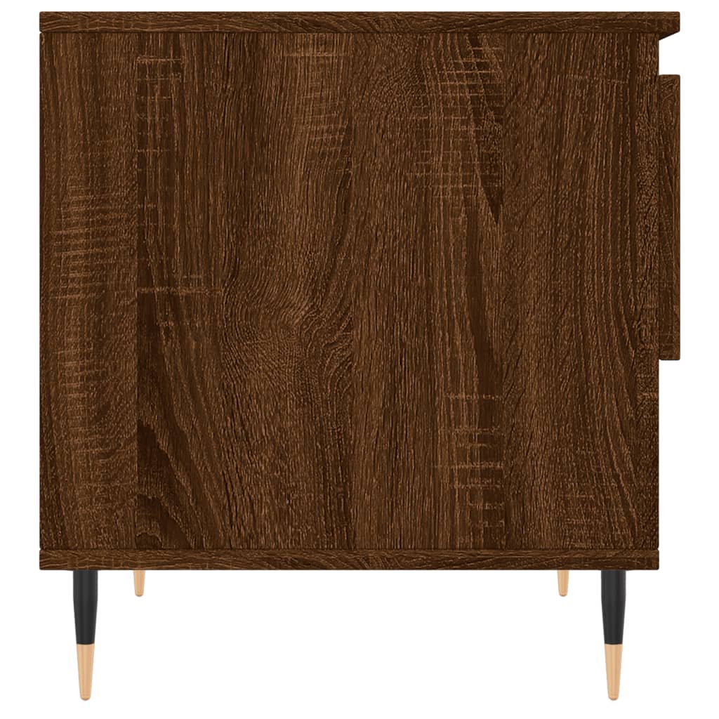 vidaXL Coffee Tables 2 pcs Brown Oak 50x46x50 cm Engineered Wood