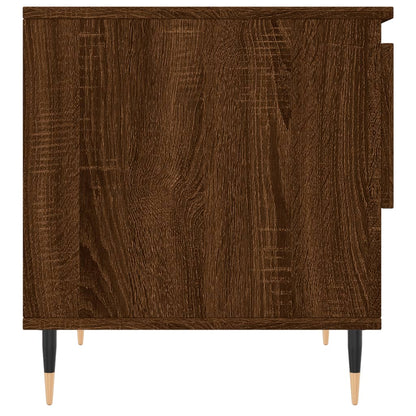 vidaXL Coffee Tables 2 pcs Brown Oak 50x46x50 cm Engineered Wood