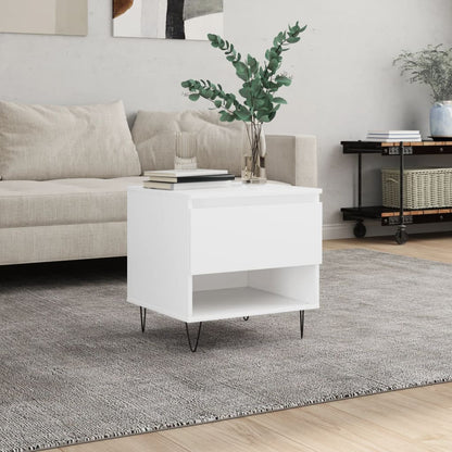 vidaXL Coffee Table White 50x46x50 cm Engineered Wood