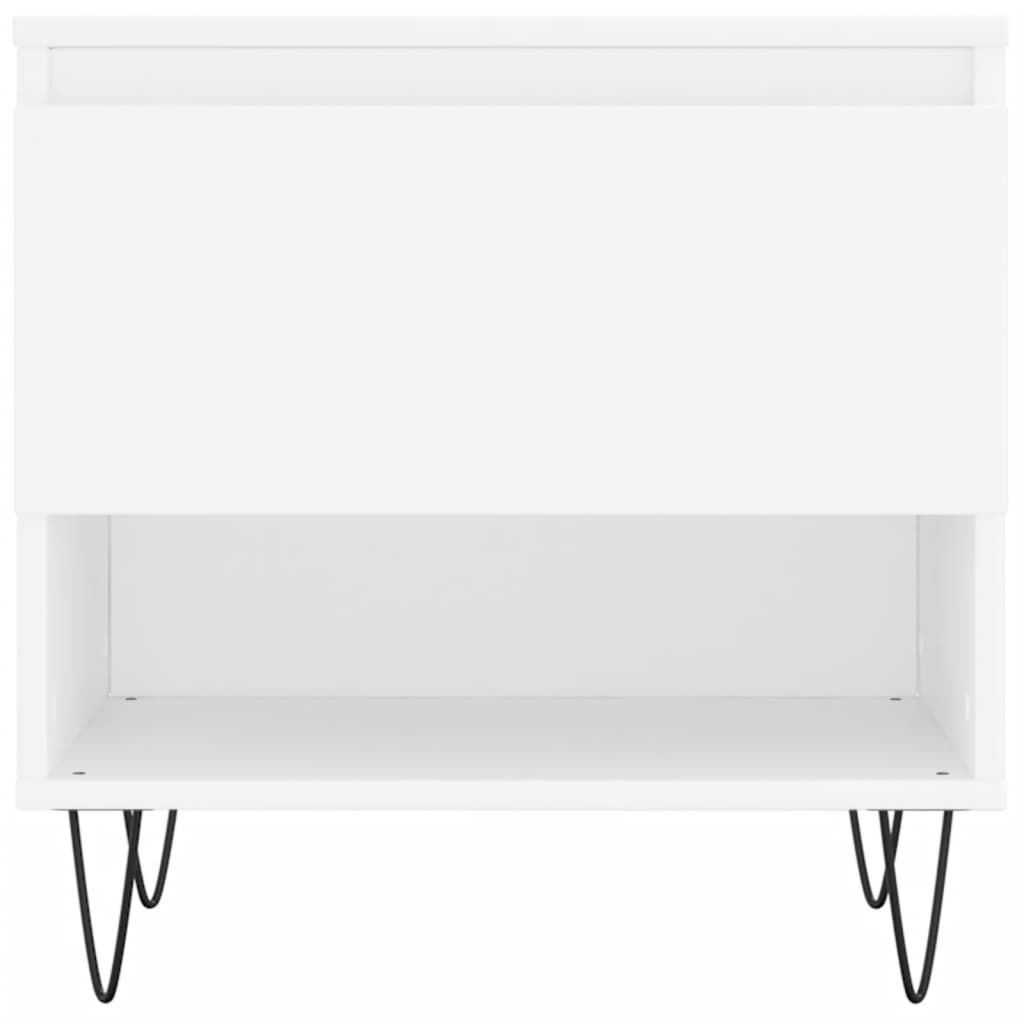 vidaXL Coffee Tables 2 pcs White 50x46x50 cm Engineered Wood