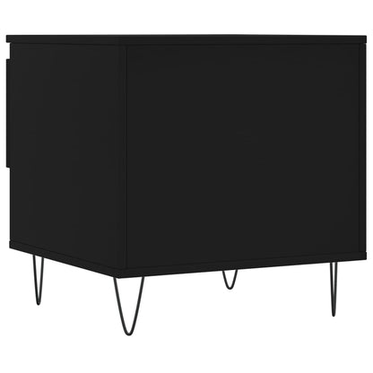 vidaXL Coffee Table Black 50x46x50 cm Engineered Wood