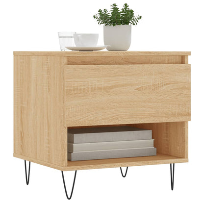 vidaXL Coffee Tables 2 pcs Sonoma Oak 50x46x50 cm Engineered Wood