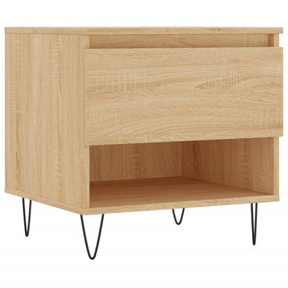 vidaXL Coffee Tables 2 pcs Sonoma Oak 50x46x50 cm Engineered Wood