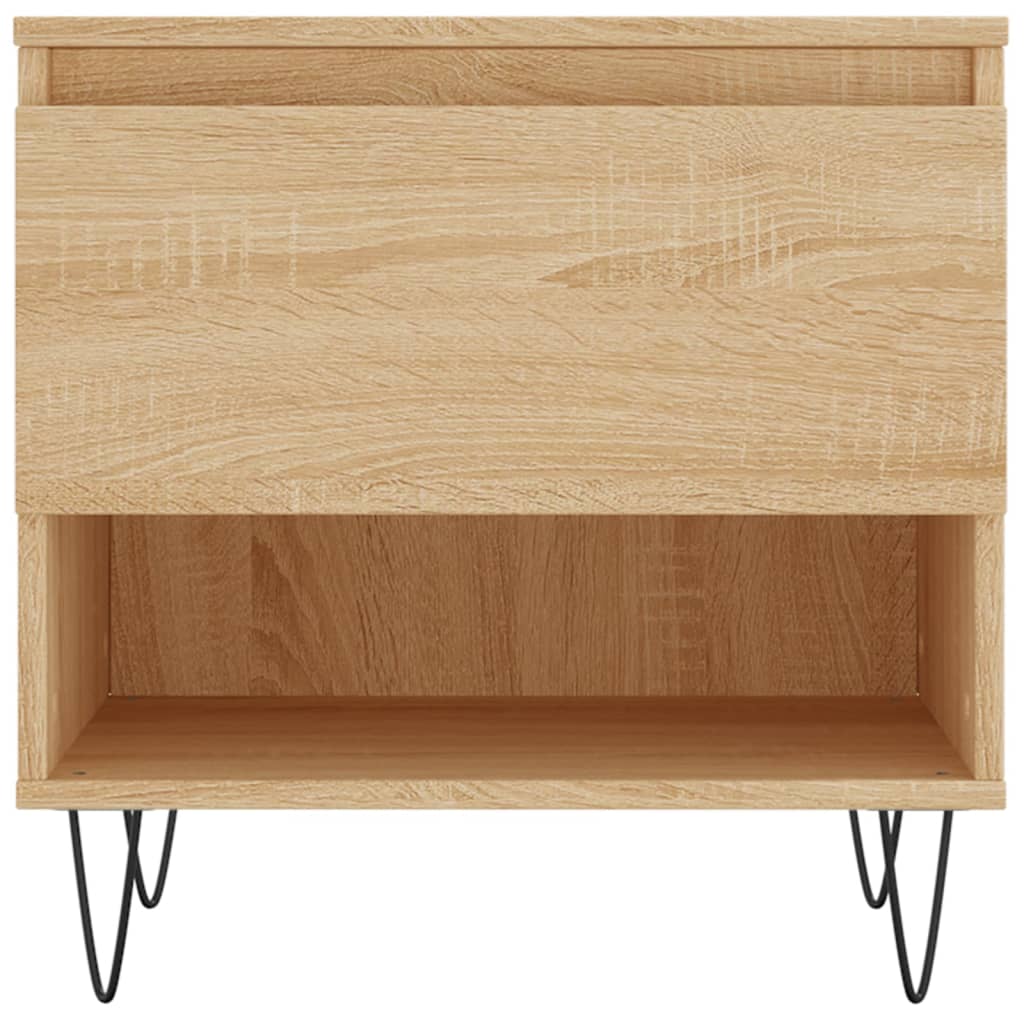 vidaXL Coffee Tables 2 pcs Sonoma Oak 50x46x50 cm Engineered Wood