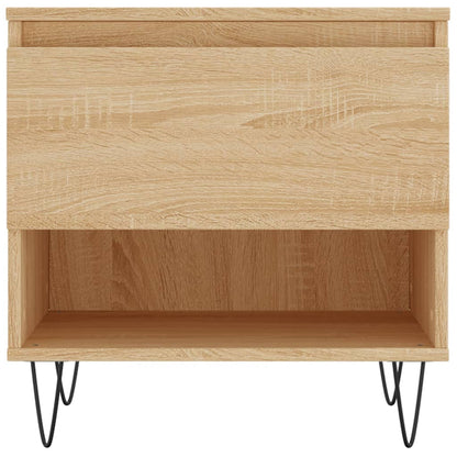 vidaXL Coffee Tables 2 pcs Sonoma Oak 50x46x50 cm Engineered Wood