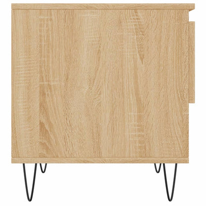 vidaXL Coffee Tables 2 pcs Sonoma Oak 50x46x50 cm Engineered Wood
