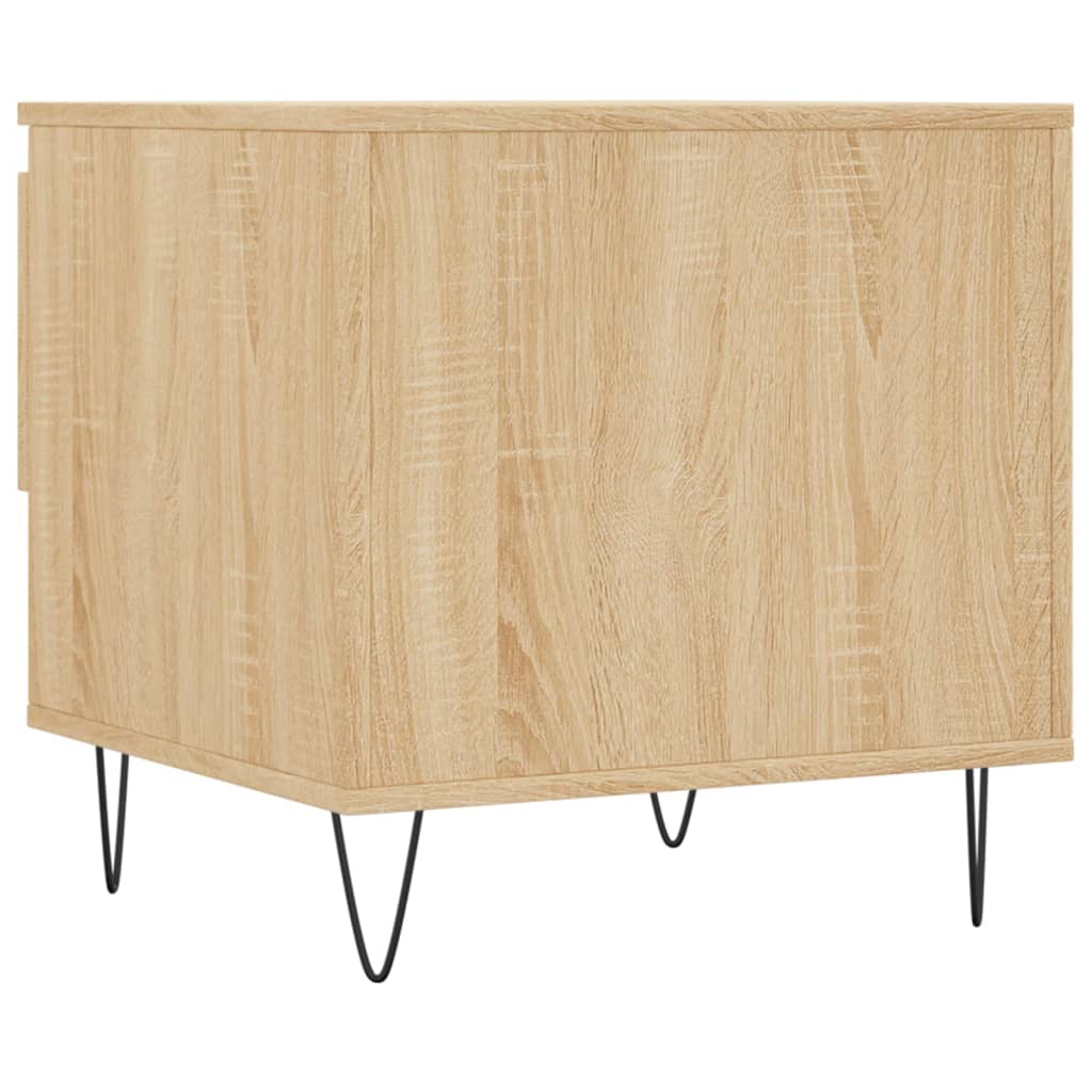 vidaXL Coffee Tables 2 pcs Sonoma Oak 50x46x50 cm Engineered Wood