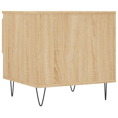 vidaXL Coffee Tables 2 pcs Sonoma Oak 50x46x50 cm Engineered Wood