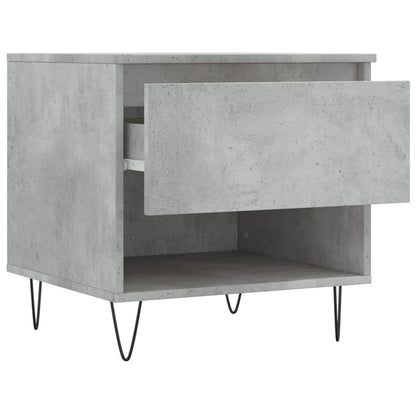 vidaXL Coffee Tables 2 pcs Concrete Grey 50x46x50 cm Engineered Wood