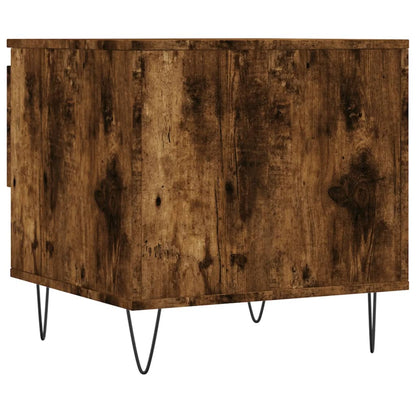 vidaXL Coffee Tables 2 pcs Smoked Oak 50x46x50 cm Engineered Wood