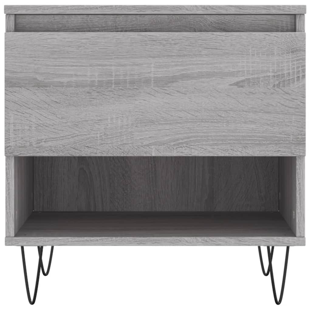 vidaXL Coffee Tables 2 pcs Grey Sonoma 50x46x50 cm Engineered Wood