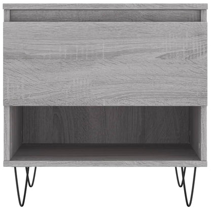 vidaXL Coffee Tables 2 pcs Grey Sonoma 50x46x50 cm Engineered Wood