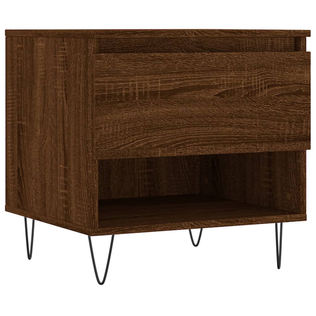 vidaXL Coffee Tables 2 pcs Brown Oak 50x46x50 cm Engineered Wood