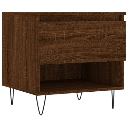 vidaXL Coffee Tables 2 pcs Brown Oak 50x46x50 cm Engineered Wood