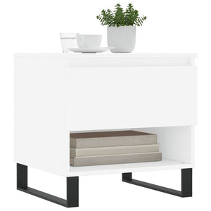 vidaXL Coffee Tables 2 pcs White 50x46x50 cm Engineered Wood