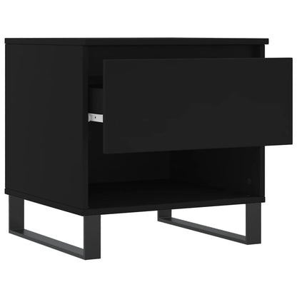 vidaXL Coffee Table Black 50x46x50 cm Engineered Wood