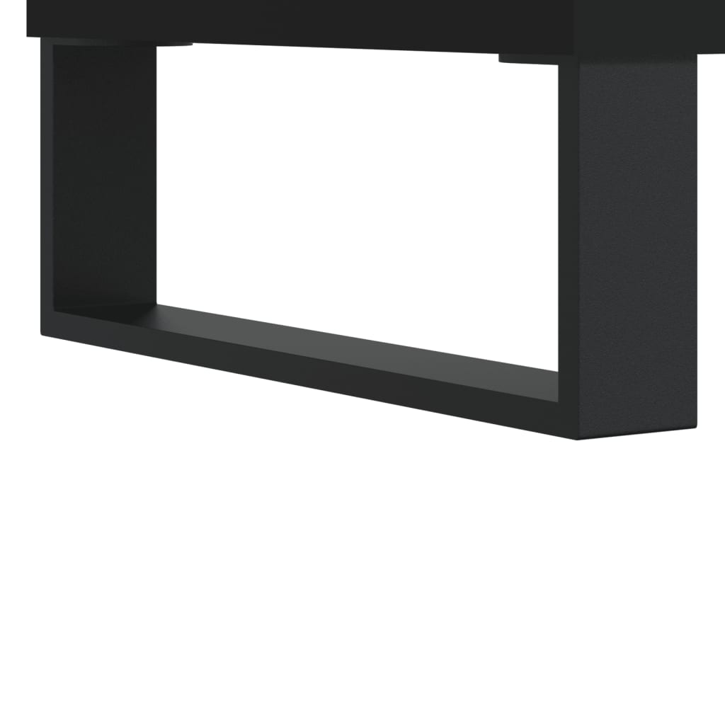 vidaXL Coffee Table Black 50x46x50 cm Engineered Wood