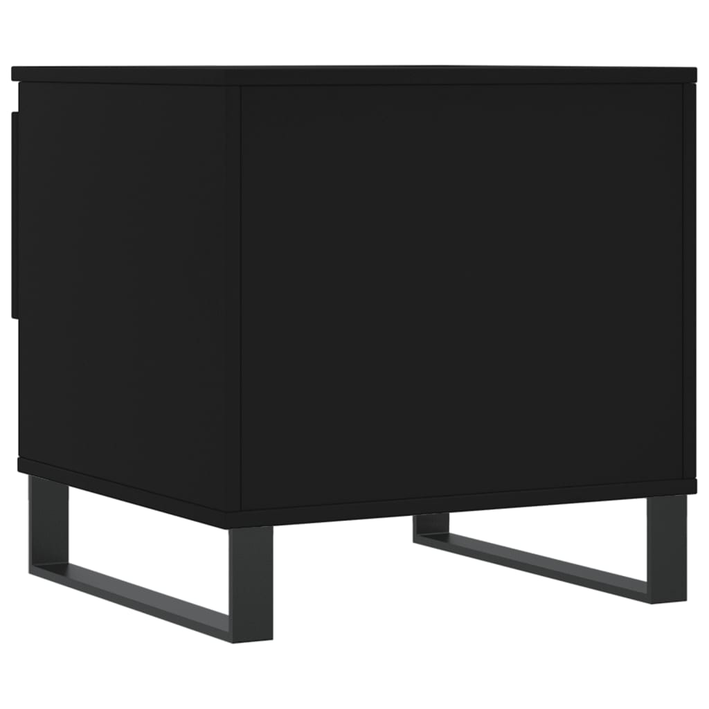 vidaXL Coffee Tables 2 pcs Black 50x46x50 cm Engineered Wood