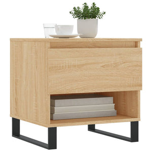 vidaXL Coffee Tables 2 pcs Sonoma Oak 50x46x50 cm Engineered Wood