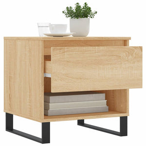 vidaXL Coffee Tables 2 pcs Sonoma Oak 50x46x50 cm Engineered Wood